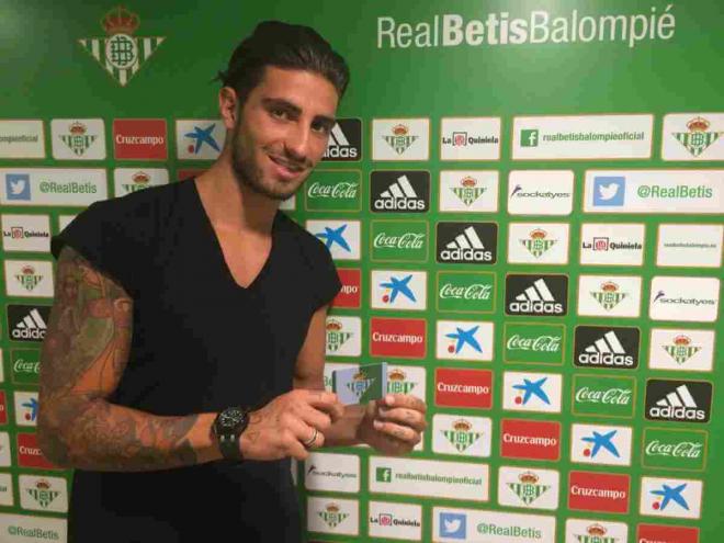 Cristiano Piccini, durante su etapa en el Betis.