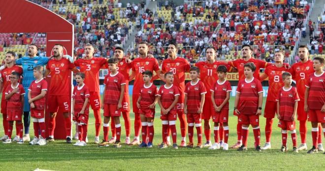 Stole Dimitrievski con Macedonia (Foto: Football Macedonia)