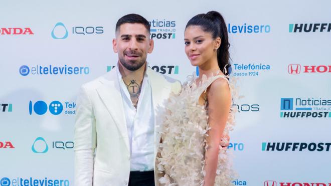 Ilia Topuria y Giorgina Uzcategui en un acto (Europa Press)
