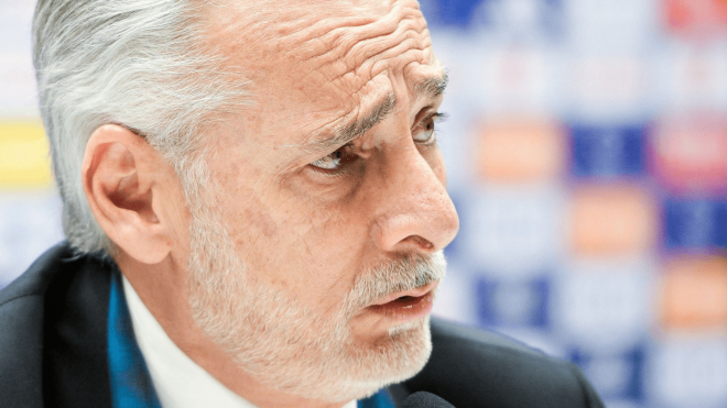 Jesús Martínez, en sala de prensa (Foto: RO).