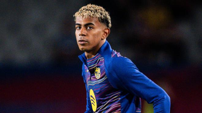 Lamine Yamal en un partido del FC Barcelona (Cordon Press)