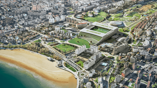 Proyecto de remodelación de El Sardinero (Foto: Racing).