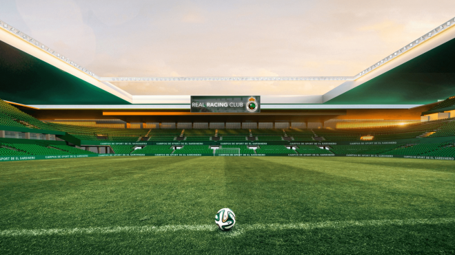 Proyecto de remodelación de El Sardinero (Foto: Racing).