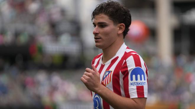 Julián Álvarez con el Atlético de Madrid (Cordon Press)