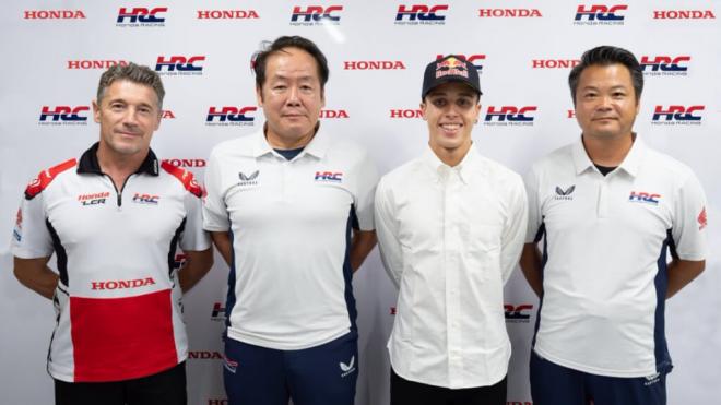 Diogo Moreira, con los colores de Honda (Foto: LCR).