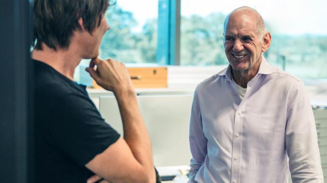 Adrian Newey, en Silverstone (Foto: Aston Martin).