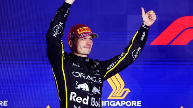 Max Verstappen, en Singapur (Foto: Red Bull).