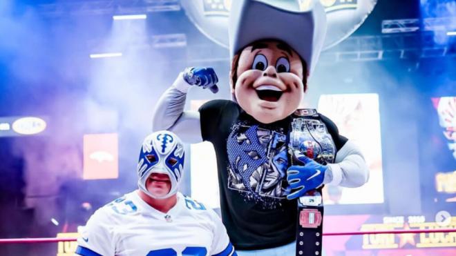 Rowdy, la mascota de los Dallas Cowboys cobraba más que sus animadoras (foto: Dallas Cowboys).