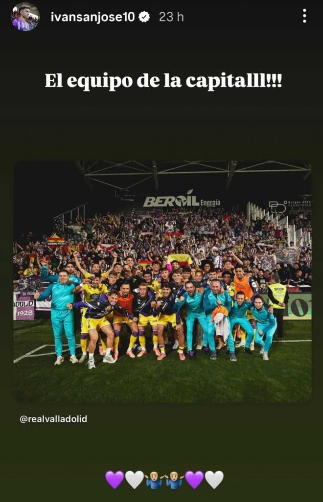 Historia de Chuki tras ganar en El Plantío (Foto: Instagram).