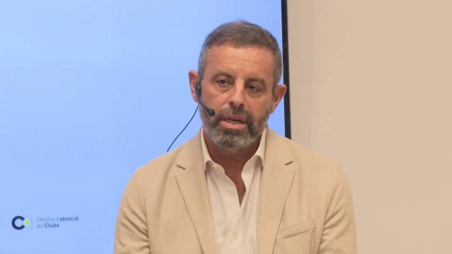 Sandro Rosell saca pecho por su gestión como presidente del Barcelona.