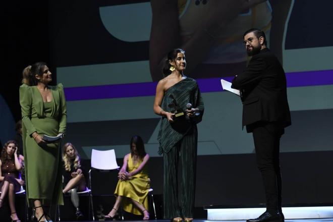 El test a Carolina Marín en la III Gala Desmarcadas (Foto: Kiko Hurtado).