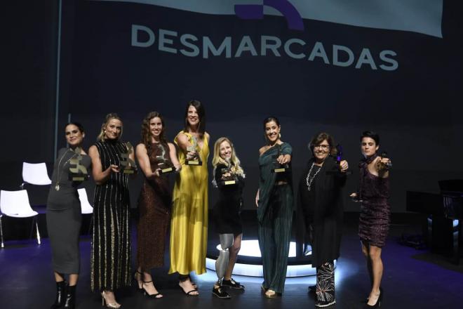 Las premiadas en la III Gala Desmarcadas (Foto: Kiko Hurtado).