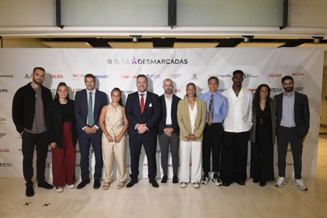 La delegación del Betis, en la III Gala Desmarcadas 2025 (Foto: Kiko Hurtado).
