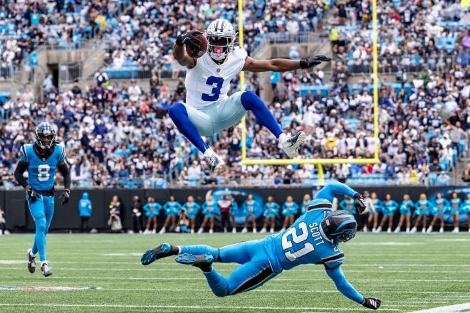 George Pickens en un partido de los Dallas Cowboys (Foto: Cordon Press)