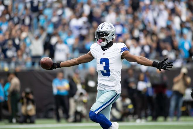 George Pickens en un partido de los Dallas Cowboys (Foto: Cordon Press)