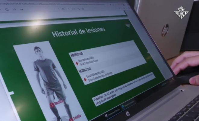 Historial de lesiones de Valentín Gómez.
