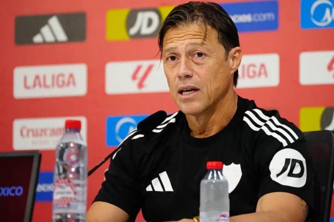 Matías Almeyda, en la rueda de prensa de este viernes (Foto: SFC).