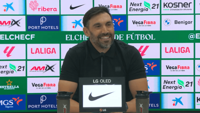 Eder Sarabia, en rueda de prensa.
