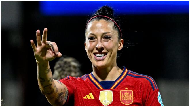 Jenni Hermoso, con la Selección Española Femenina. (Cordon Press)
