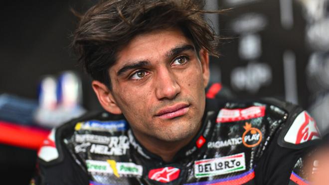 Jorge Martín, en el box de Aprilia (Foto: MotoGP).