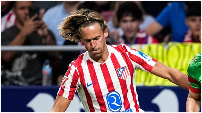 Marcos Llorente, en el Atlético de Madrid - Osasuna. (Europa Press)