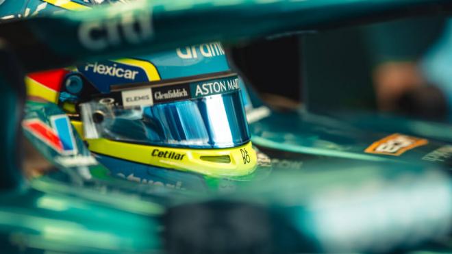 Fernando Alonso, en Austin (Foto: Aston Martin).
