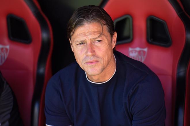 Matías Almeyda, ante el Mallorca (Foto: Kiko Hurtado).
