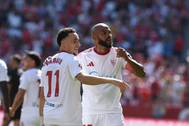 Celebración del gol de Rubén Vargas (Foto: Kiko Hurtado).