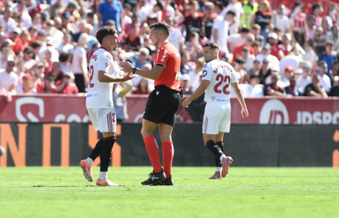 La falta de Carmona en el tramo final de la primera mitad.