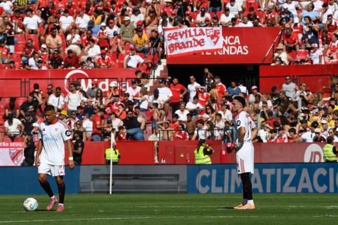 Celebración del gol del Mallorca (Foto: Kiko Hurtado).