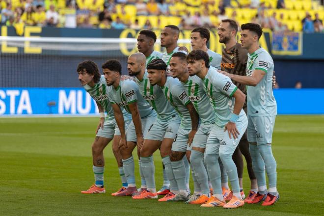 El once del Betis contra el Villarreal (Foto: EFE)