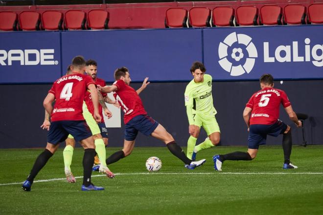 Joao Felix, delantero portugués, en un Osasuna - Atlético de Madrid (Foto: Europa Press)