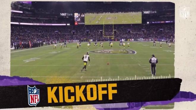 El kickoff, una de las patadas de la NFL.