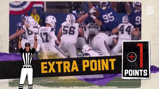 El extra point.