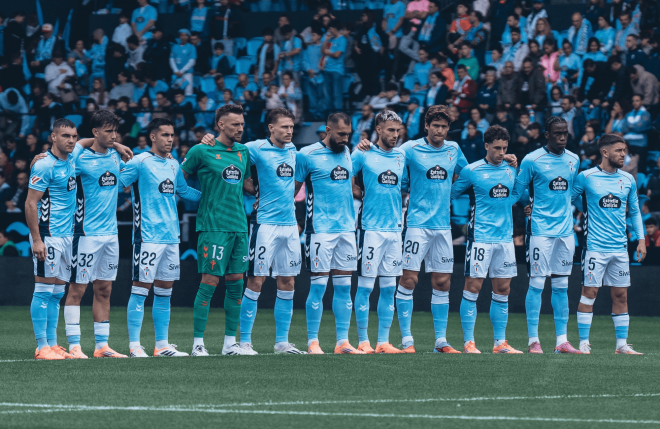 Once titular del Celta ante la Real Sociedad (Foto: Celta).