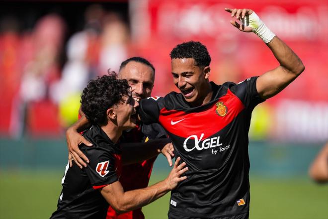 Mateo Joseph, celebrando uno de sus tantos ante el Sevilla (Foto: Europa Press).