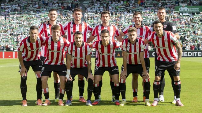 Este es el once que sacaba Ernesto Valverde ante el Elche en el Martínez Valero (Foto: Athletic Cl