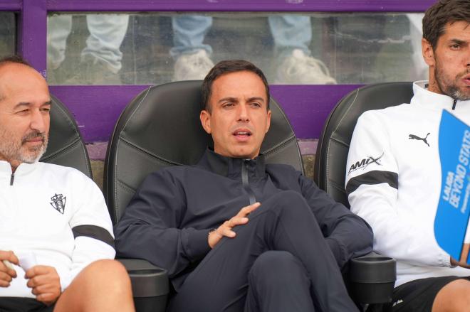 Borja Jiménez, antes del Valladolid-Sporting (Foto: Cordon Press).