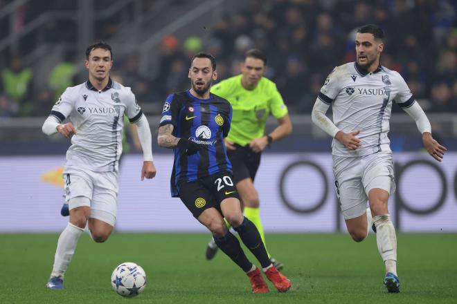 Mikel Merino y Zubimendi en Champions League (Cordon Press)