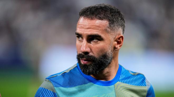 Dani Carvajal antes de un partido con el Real Madrid (Fuente: Europa Press)