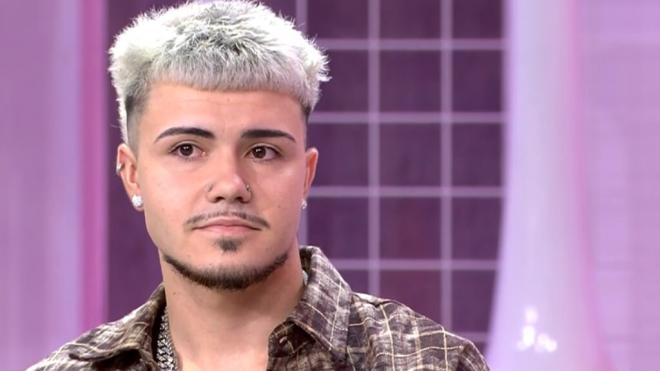 Cristian, hijo de Dani Güiza, en el programa 'Fiesta' (Telecinco)