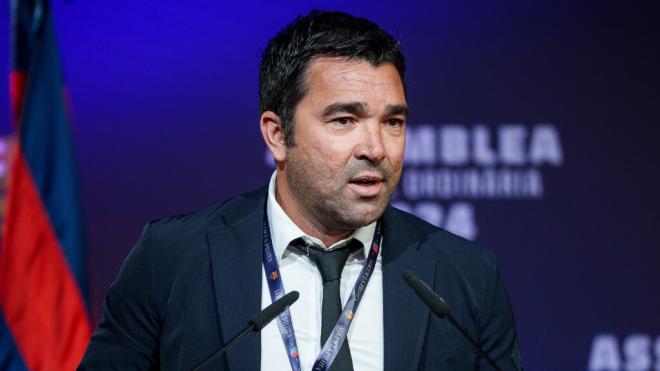 Deco en una asamblea del FC Barcelona (Europa Press)