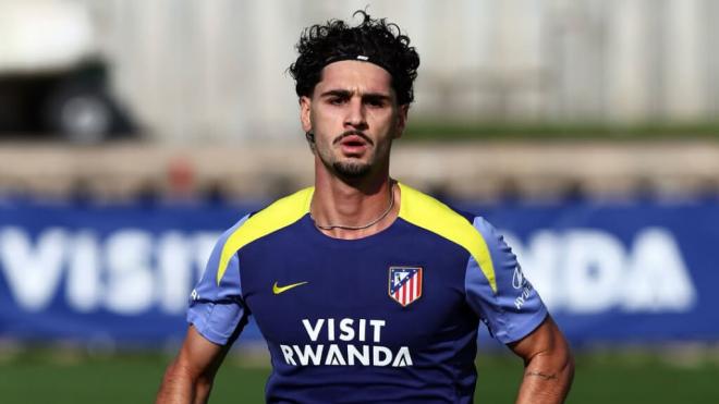 Jonnhy Cardoso en un entrenamiento del Atleti (Instagram Atlético de Madrid)