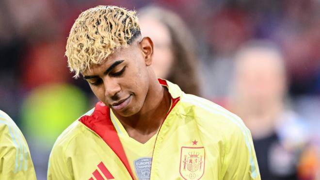 Lamine Yamal previo a un partido con la Selección Española (Cordon Press)