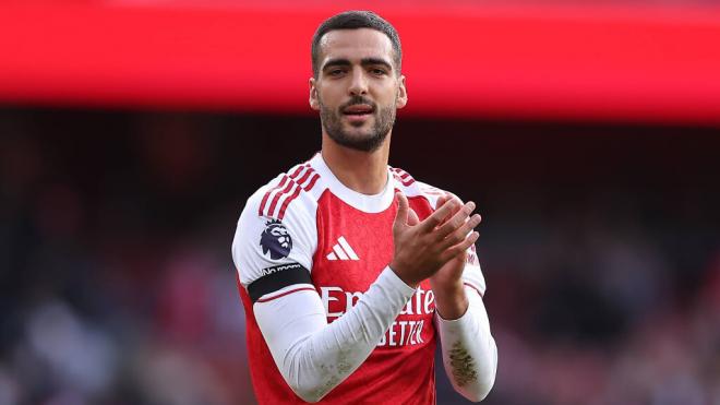 Mikel Merino celebrando con el Arsenal (Cordon Press)