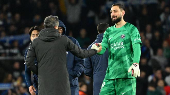 Luis Enrique y Gianluigi Donnarumma (Cordon Press)