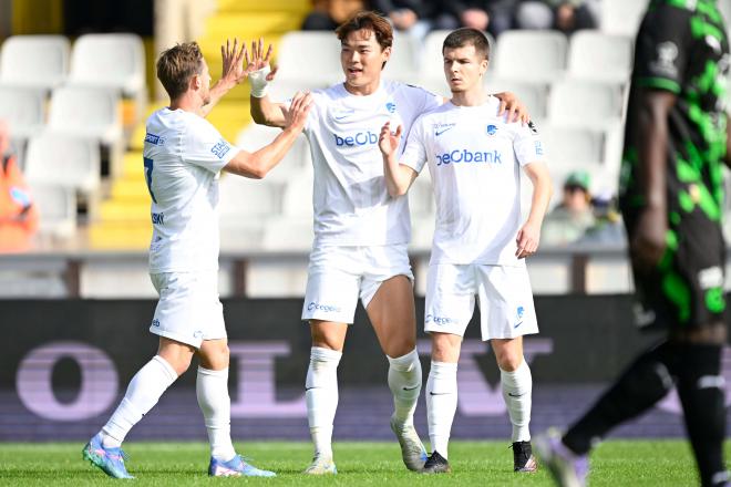 Ito y Steuckers, en un partido con el Genk (Foto: Cordon press)