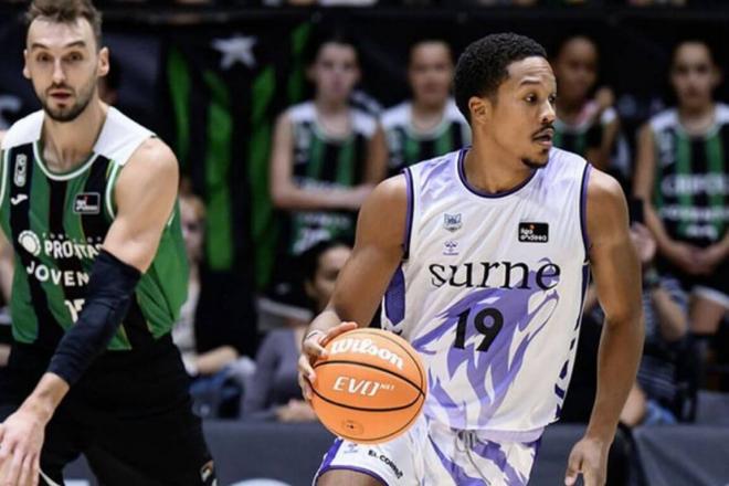 Paliza grave al SURNE Bilbao Basket en Badalona ante el Joventut (Foto: ACB Photo).