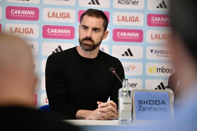 Presentación de Rubén Sellés en el Real Zaragoza (Foto: EuropaPress).