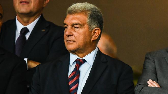 Joan Laporta en un partido del Barça (Foto: Cordon Press)
